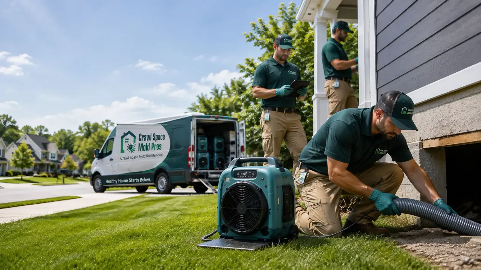 Crawl Space Mold Removal in Astoria, SD